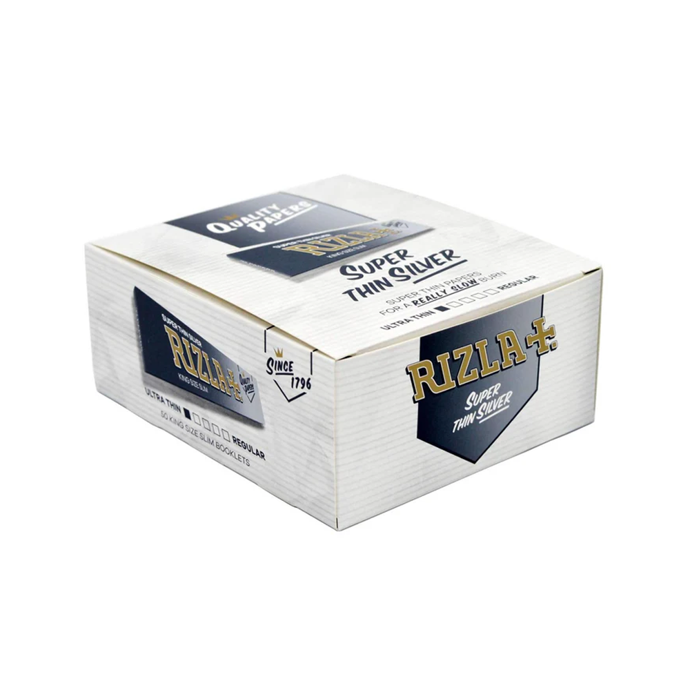 Rizla Silver King Size Cigarette Rolling Papers Pack 50