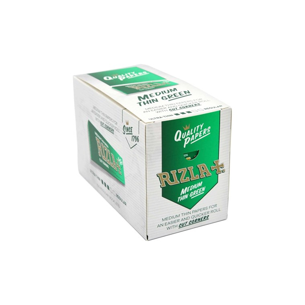 Rizla Green Regular Size Cigarette Rolling Papers Pack 100