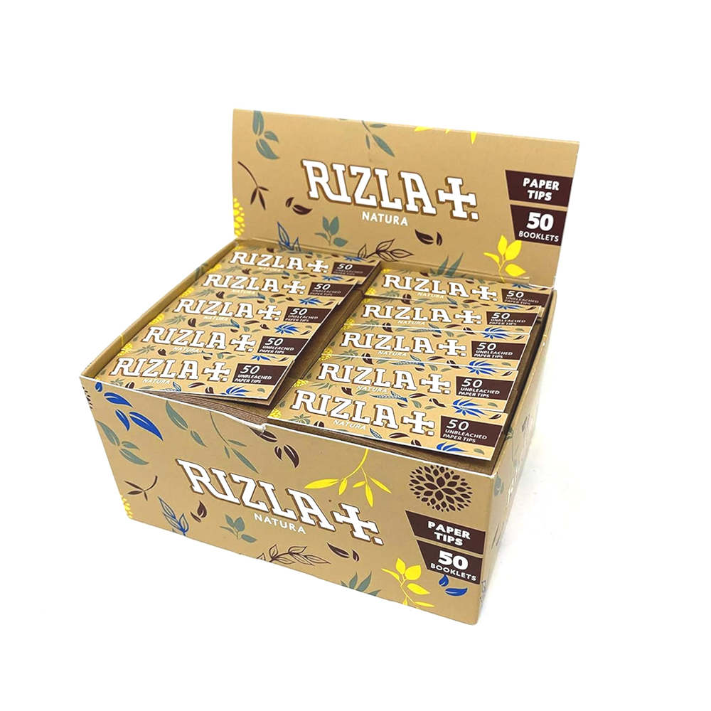 Rizla Natura Paper Filter Tips Pack 50