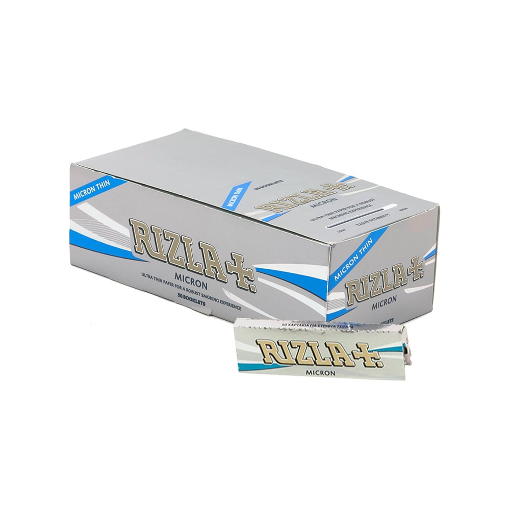 Rizla Micron Regular Size Cigarette Rolling Papers Pack 50