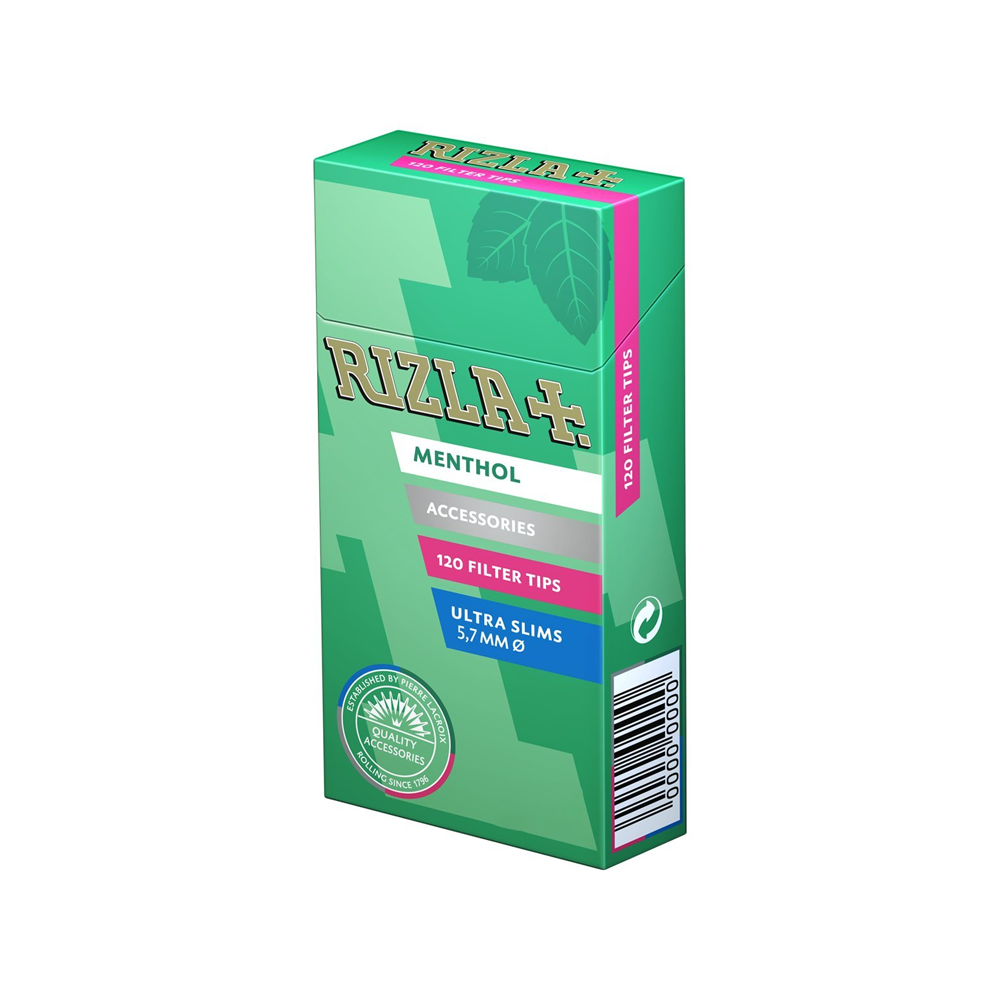 Rizla Menthol Ultra Slims Filter Tips 20pack