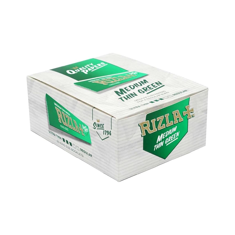 Rizla Green King Size Cigarette Rolling Papers Pack 50