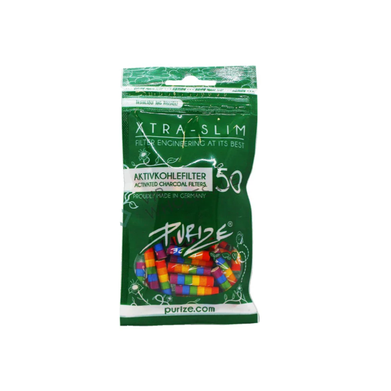 PURIZE® XTRAslim RAINBOW 50 Bag 5.9MM