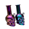 4Smoke Glass Skull Rainbow Water Pipe – Iridescent Glass Design x 1 boxed