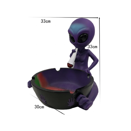 XL JUMBO Rasta Ceramic Big Ashtray 30cm x 33cm x 33cm