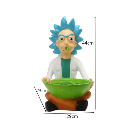 XL JUMBO Rasta Ceramic Big Ashtray 29cm x 23cm x 44cm