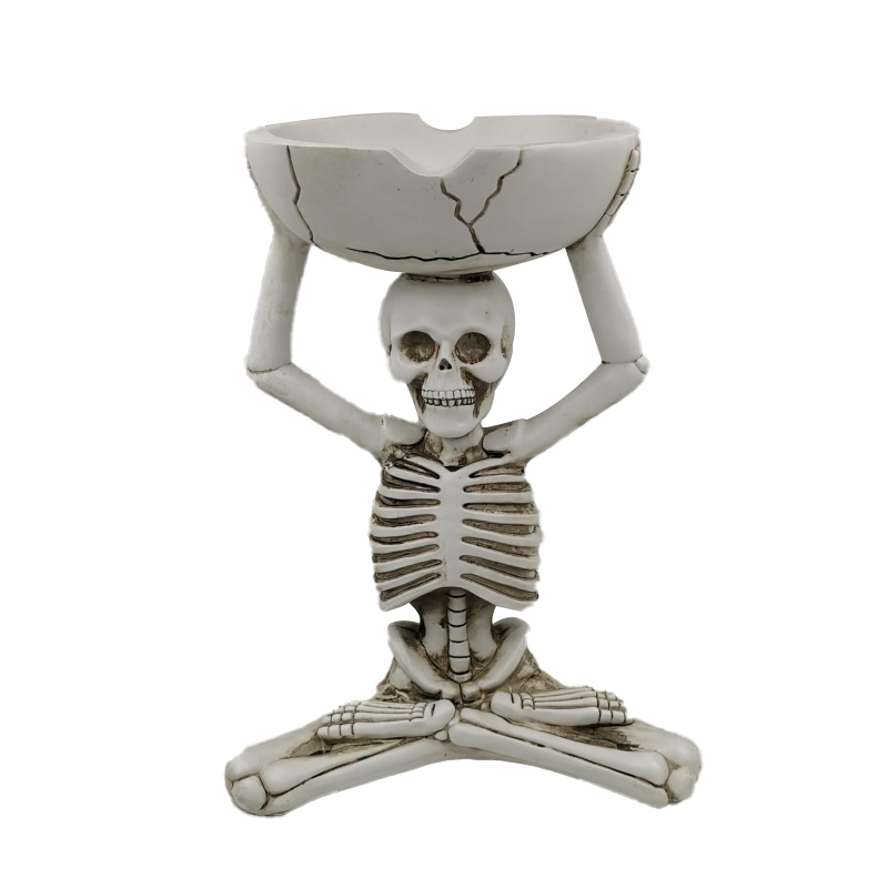XL JUMBO Rasta Skeleton Ceramic Big Ashtray SS-0049-D