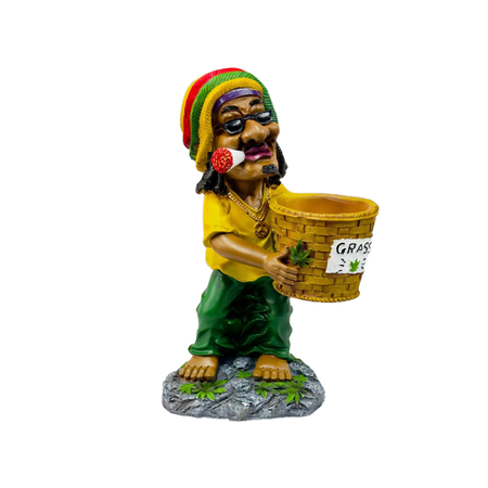 XL JUMBO Rasta Man Ceramic Big Ashtray 43cm x 21cm x 18cm