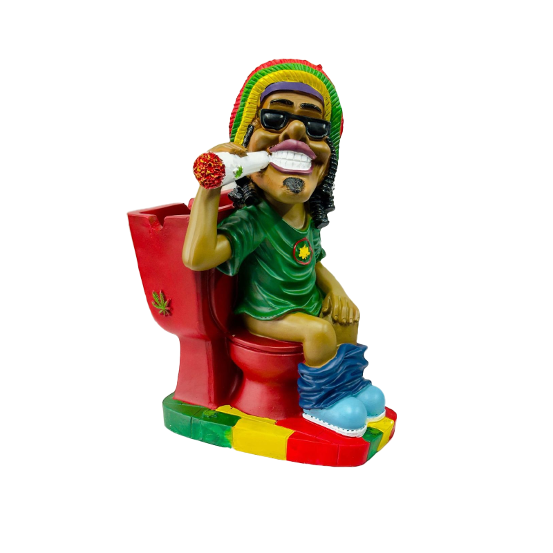 XL JUMBO Rasta Man Ceramic Big Ashtray 44cm x 26cm x 24cm SS-0049-C