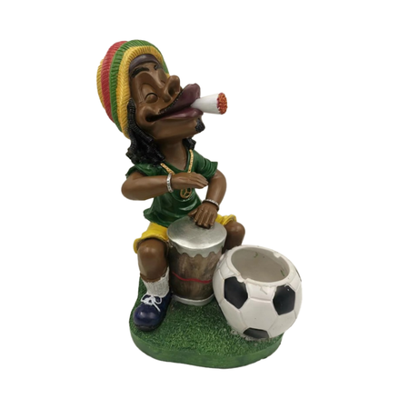 XL JUMBO Rasta Man Ceramic Big Ashtray 30cm x 40cm x 23cm