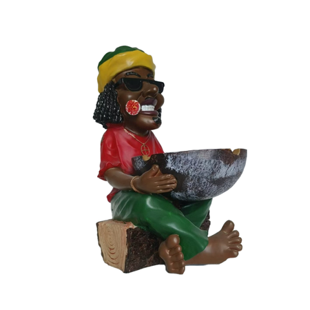 XL JUMBO Rasta Man Ceramic Big Ashtray 45cm x 23cm x 32cm