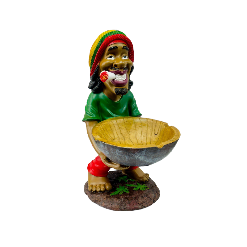 XL JUMBO Rasta Man Ceramic Big Ashtray 46cm x 23cm x 32cm