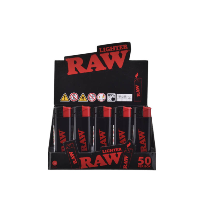 New RAW Blaze Refill Electronic Lighters – 50’s Display