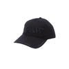 Raw Classic Snapback Cap - Black Embroidered Logo Hat