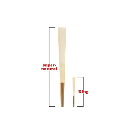 RAW® Supernatural Cones 21g 280mm - Unbleached - 15 pack