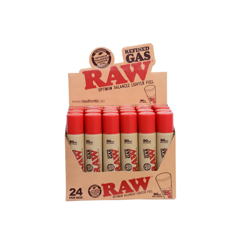 Exclusive RAW lighter Gas 90ml - 24 Bottles per Box