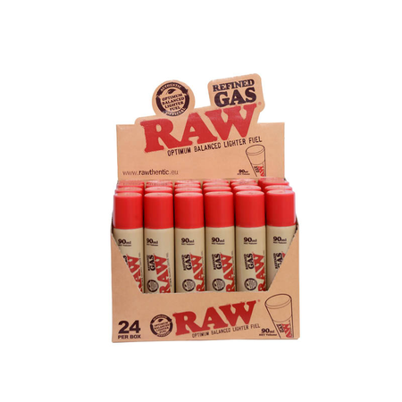 Exclusive RAW lighter Gas 90ml - 24 Bottles per Box