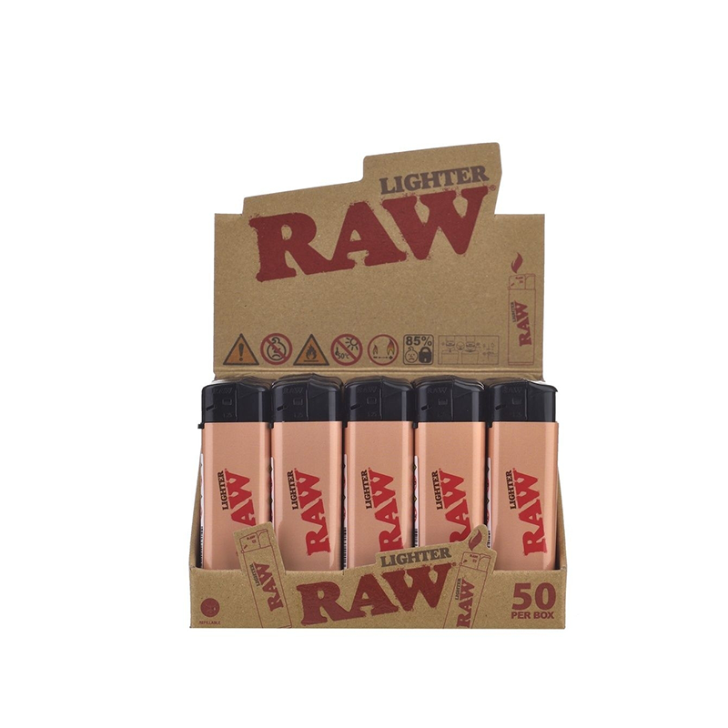 RAW BLAZE BROWN REFILL ELECTRONIC LIGHTER – 50PACK