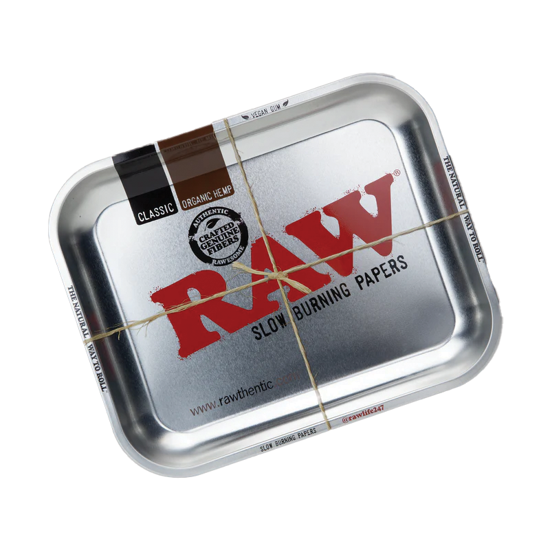 RAW Metal Rolling Tray Metallic Large 34 x 27.5 cm