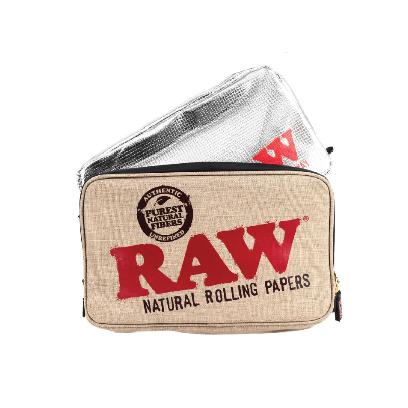 RAW Smell Proof Smokers Zipped Pouch Bag Medium x 1