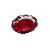 New RAW - Ruby Red Glass - Cigar Ashtray
