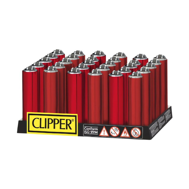 Clipper Micro Metal Covers Red Devil Lighter x 30