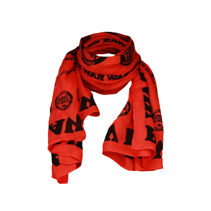 RAW Ultra Soft Vegan Fashion Scarf Red