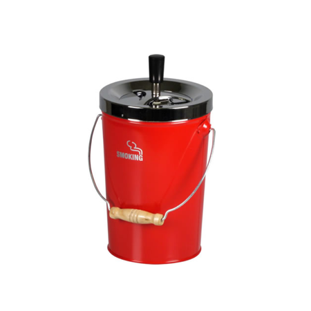 Spinning Ashtray Smoking XXL Red with Handle 13cm