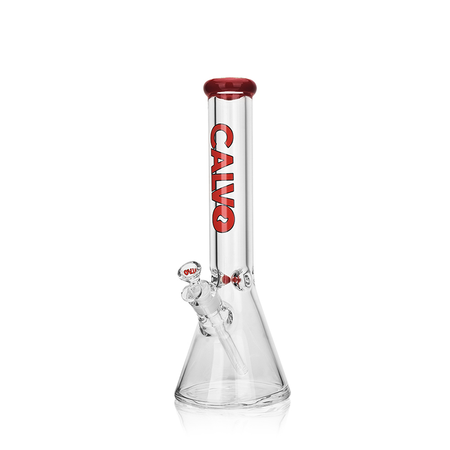 Calvo Premium Glass Beaker Bong Red CL120R