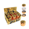 Rich Dog 4-Piece Metal Grinder – Gold Design with Display Box SS-1239