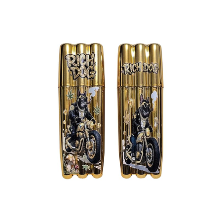 Gold Rich Dog 3 in1 Joint Holder Case Smell Proof 12 pack