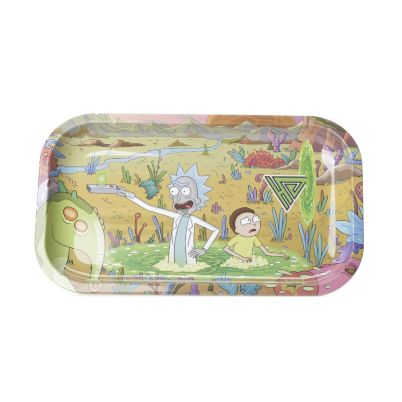 Ricky & Morty Metal Rolling Tray