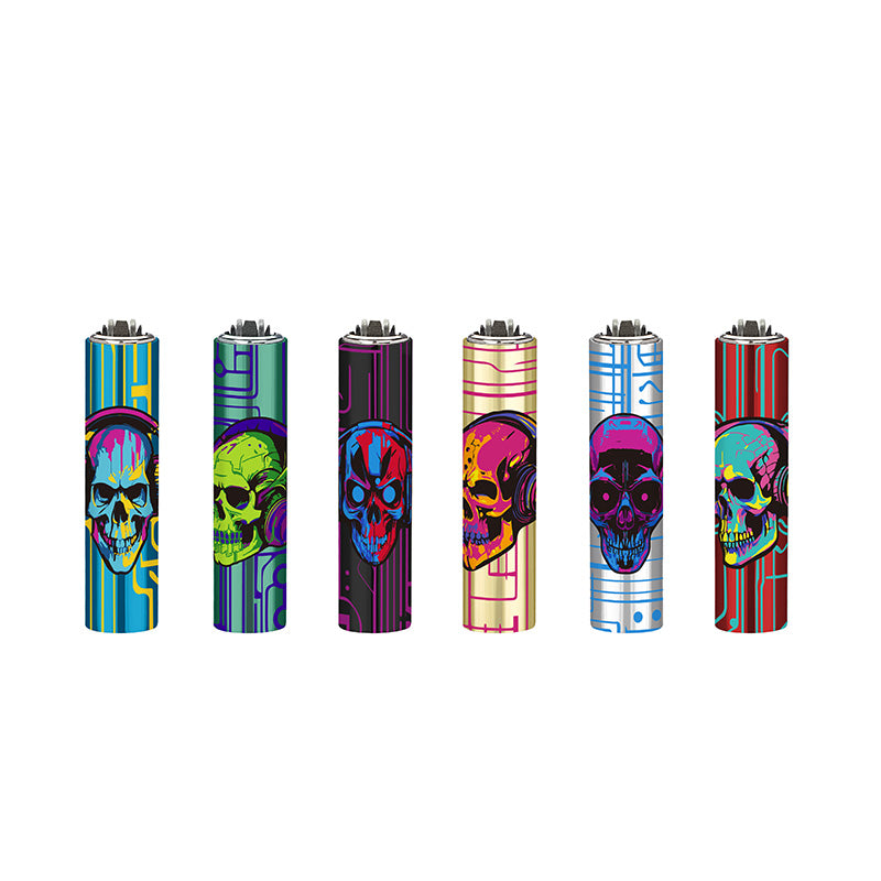 Clipper Lighter SKULL MUSIC FCP3J0001UKH 30 Pack