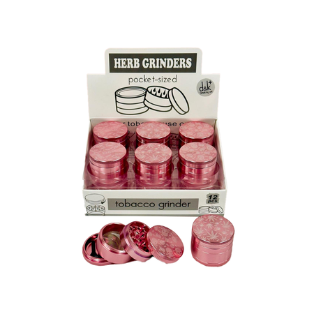 50mm(4-part) Metal Grinder Pink Printed SM-3287