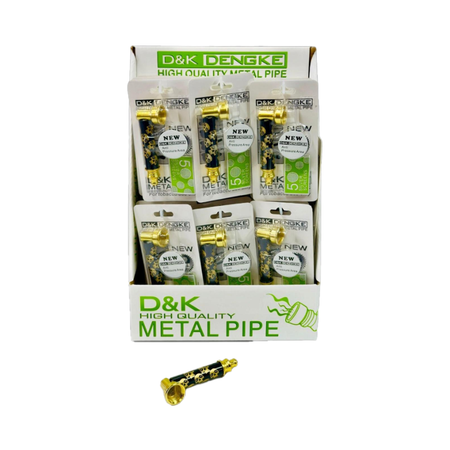 D&K 10cm Printed Metal Pipe With Silver Screen x 24 SM-3313