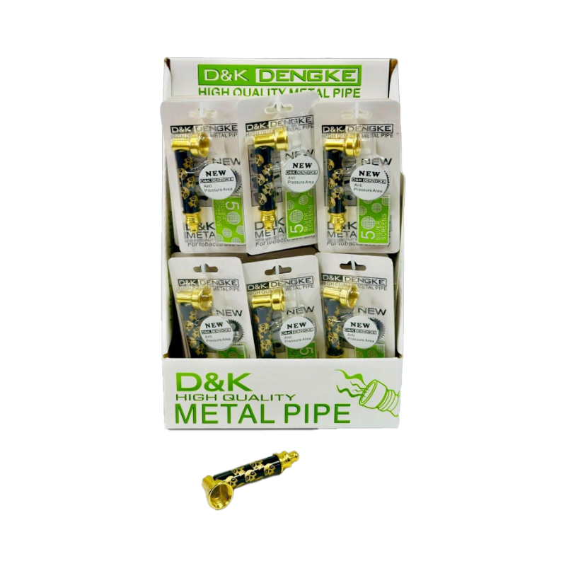 D&K 10cm Printed Metal Pipe With Silver Screen x 24 SM-3313
