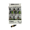 D&K 10cm Skull Design Metal Pipe With Silver Screen x 24 SM-3315