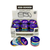D&K 60mm 4 Part Herb Metal Grinder 12 Pack