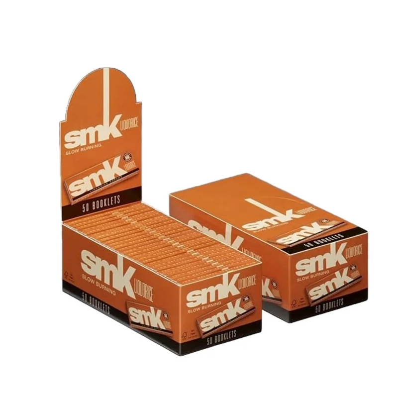 SMK Liquorice Rolling Paper - Regular Size 50 Booklets