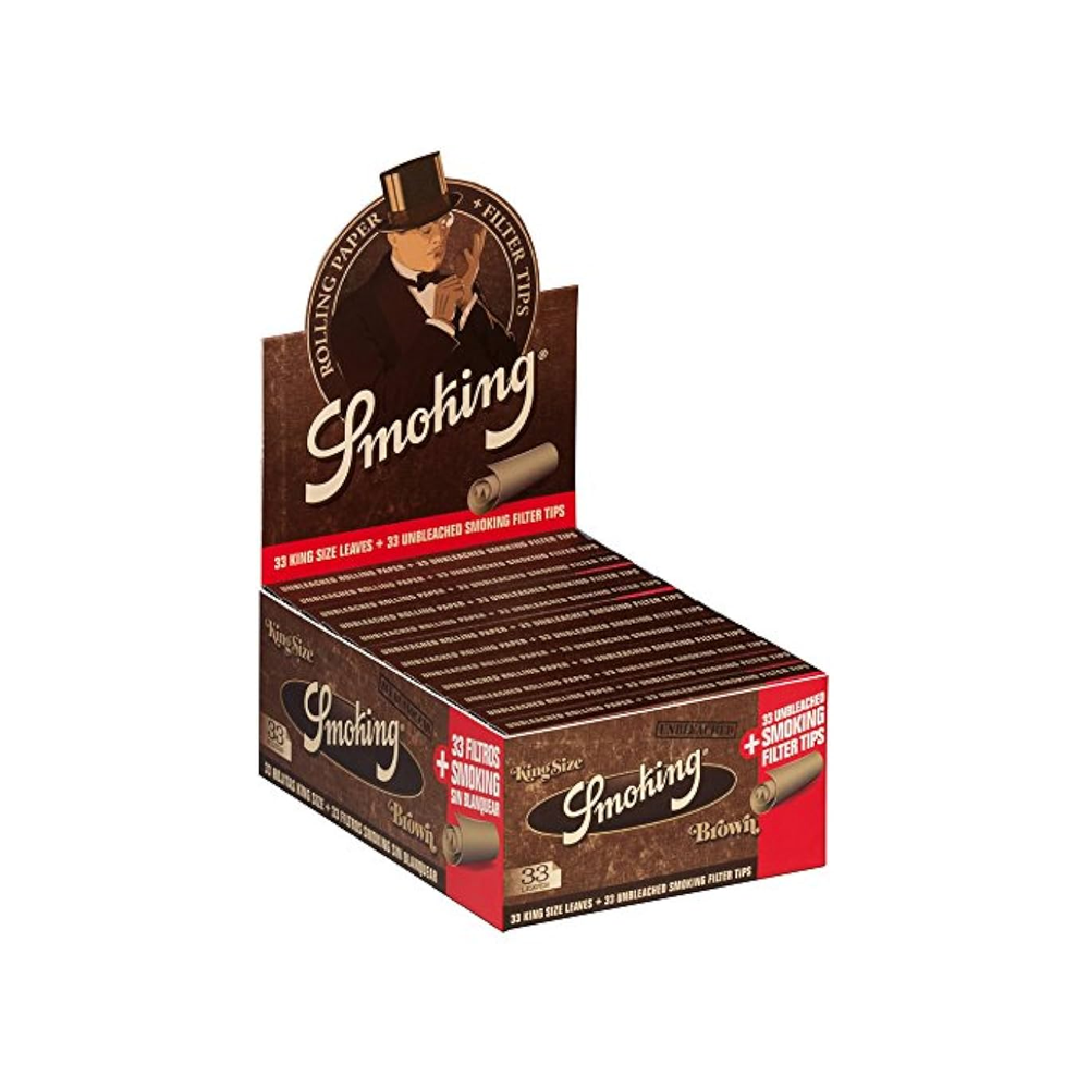 Smoking  Brown Kingsize + Tips