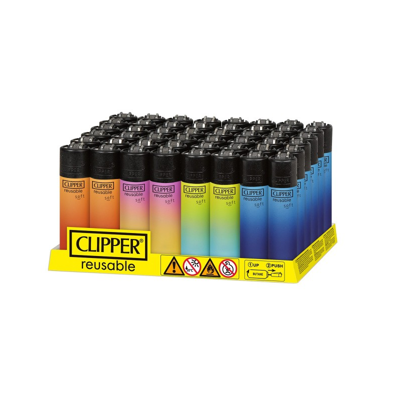 Clipper Classic Large Lighter SOFT GRADIENT 1 X 48 lighters CL2A287UKH
