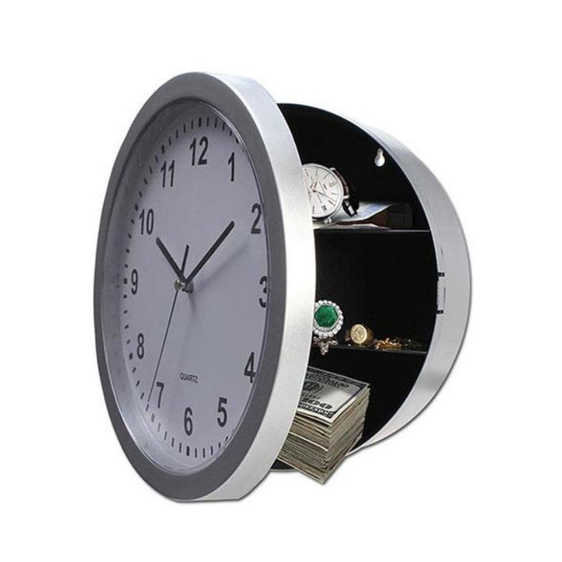 Hidden Storage Stash Wall Clock – Discreet Storage Container SS-0016