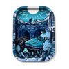 High Quality Blue Pig Bee Design Metal Rolling Tray – 14 × 18 cm SS-0296-C