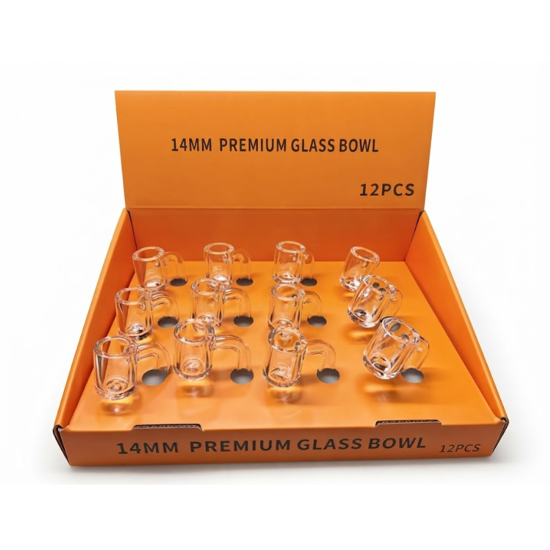 Premium Glass Bowl 14MM – 12PCS Display Box SS-0768