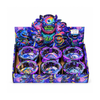 Weirdo Glass Ashtrays with Silicone Sleeves – 85mm – 6-Piece Display | SS-0982