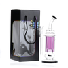 Premium 10.5" Freezable Glycerin Bubbler Water Pipe with Perc Light Pink SS-1512