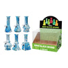 Mini Glass Bong Assorted Blue & White Design 6inch x 6 SS-1638