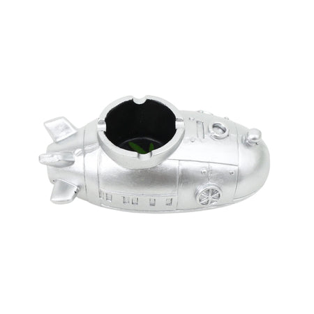 Resin Submarine Durable Decorative Resin Ashtray Silver SS-1809