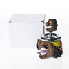 Spinning Ashtray Jamaican Man Design Rotating Smokeless Push Down 8cm SS-1827