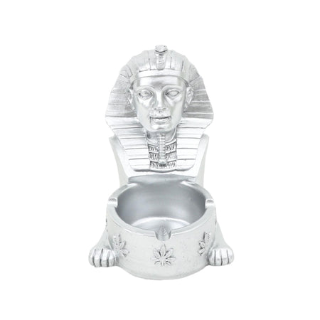 Resin Egyptian Pharaoh Durable Decorative Resin Silver Ashtray SS-1830